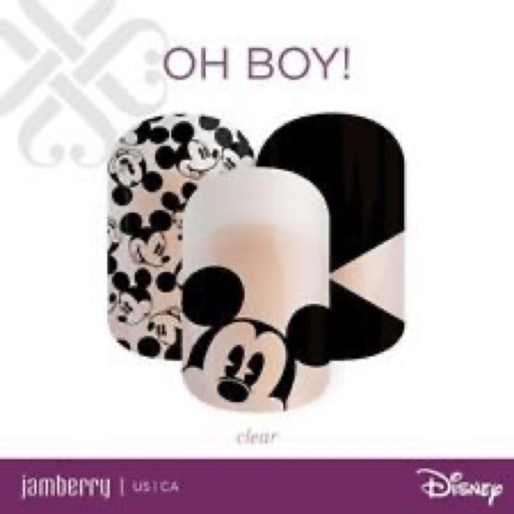 Jamberry and Disney Oh Boy! Nail Wrap Partials